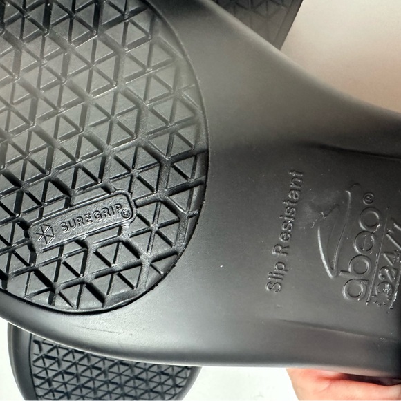 Abeo Black Leather Buckle Mules - Picture 16 of 16